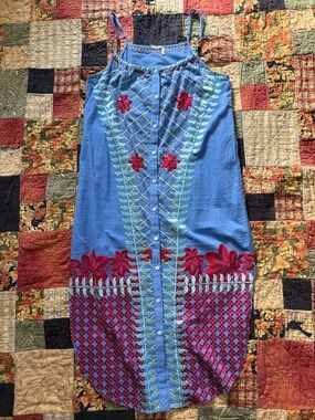 Anthropologie Lilka Embroidered Dress